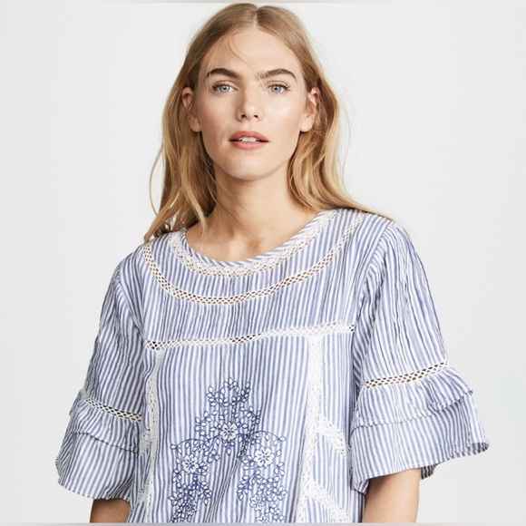 Free People Sunny Day Floral Embroidered Dress - Picture 4 of 6